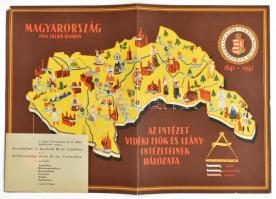 2 térkép-melléklet könyvben, a visszatért területekkel: Magyarország 1941 július havában-Az intézet ...