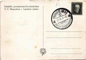 937 Katafalk s telesnymi pozustatky presidenta Osvoboditele T.G. Masaryk / Funeral of Tomás Garrigue...