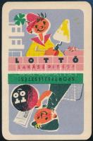 1963 TOTO-LOTTÓ reklám kártyanaptár