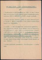 1962 TOTÓ ajándéksorsolás reklám szórólap ("Panni robogót, Berva mopedet is nyerhet!"), ki...