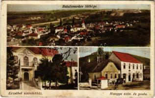 Balatonarács (Balatonfüred), Erzsébet szeretetház, Hangya szövetkezet üzlete és posta (fa)