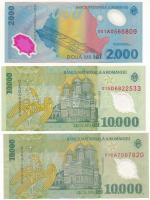 Románia 1946. 100.000L + 1991. 500L + 1999. 2000L + 2000. 10.000L T:I-III-
Romania 1946. 100.000 Le...