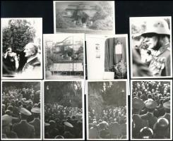 1942 Horthy István (1904-1942) temetéséről készült felvételek, köztük Horthy Miklós kormányzót ábráz...