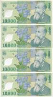 Románia 2000. 10000L (6x sorszámkövető) T:I Romania 2000. 10000 Lei (6x sequential serials) C:UNC Krause P#112