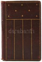 cca 1924-1932 Emlékkönyv kézzel írt bejegyzésekkel, rajzokkal