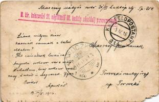 1916 Inspizierung / WWI Austro-Hungarian K.u.K. military art postcard, children in soldiers' un...