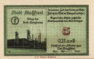 Német Birodalom/Császárság/Staßfurt 1918.10.1. 5M (3x) egymásutáni sorszámmal T:I,I-