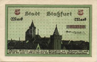 Német Birodalom/Császárság/Staßfurt 1918.10.1. 5M (3x) egymásutáni sorszámmal T:I,I-