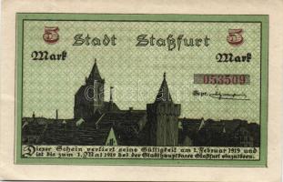 Német Birodalom/Császárság/Staßfurt 1918.10.1. 5M (3x) egymásutáni sorszámmal T:I,I-