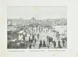 cca 1900 Ansichten von Konstatntinopel, Konstantinápoly nevezetességeit bemutató album