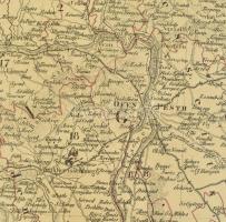 1834 Topographische Karte von Ungarn und Siebenbürgen, nach Lipsky, von Möller und Pilsak, rézmetsze...