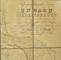 1834 Topographische Karte von Ungarn und Siebenbürgen, nach Lipsky, von Möller und Pilsak, rézmetsze...