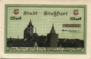 Német Birodalom/Császárság/Staßfurt 1918.10.1. 5M (2x) egymásutáni sorszámmal T:I,I-