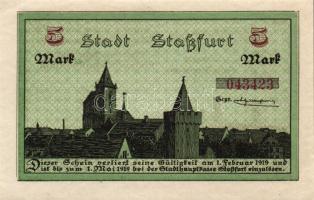 Német Birodalom/Császárság/Staßfurt 1918.10.1. 5M (3x) egymásutáni sorszámmal T:I,I-