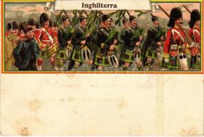 Inghilterra / British military art postcard. litho (fl)