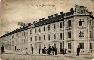 1908 Pozsony, Pressburg, Bratislava; Honvédlaktanya / K.u.k. military barracks (EK)