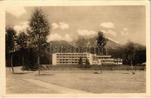 1952 Tátralomnic, Tatranská Lomnica (Tátra, Magas-Tátra, Vysoké Tatry); ROH - Zdravá generácia Zotavovna Morava / üdülő, szálloda / hotel, holiday resort (EK)