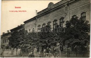 Losonc, Lucenec; Városi polgári leányiskola. Bicskei Zoltán kiadása / girl school (EK)