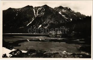 Tátra, Magas-Tátra, Vysoké Tatry; Popradské pleso / Popper-See / Poprádi-tó / lake