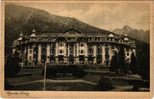 1931 Tátrafüred, Ótátrafüred, Altschmecks, Stary Smokovec (Magas-Tátra, Vysoké Tatry); Grand Hotel / Nagyszálloda / hotel (EK)