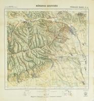 Kőszegi-hegység, Kirándulók térképe 13. sz., 1:40 000, kiadja: M. Kir. Állami Térképészet, 56×49 cm