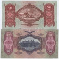 1930. 100P (csillagos sorszámmal) + 1932. 50P + 1936. 10P (3x, sorszámkövető) + 1962. 10Ft + 1992. 1...