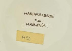 Habán kerámia tál múzeumi másolata. Jelzett, hibátlan. d: 29 cm
