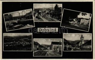 Dobsina, Dobschau; mozaiklap / multi-view postcard