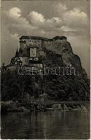 1932 Árvaváralja, Oravsky Podzámok; Árva vára. Adolf Ferenc kiadása / Burg Orava / Oravsky zámok / castle (gyűrődés / crease)
