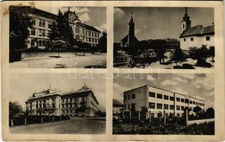 Rimaszombat, Rimavská Sobota; mozaiklap. Csefó László kiadása / multi-view postcard (fl)