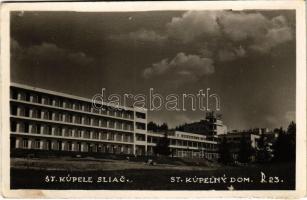 1936 Szliács, Sliac; Státne kúplny dom / Állami fürdő / spa, bath (EK)