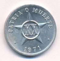 Kuba 1971. 20c Al T:1-,2 Cuba 1971. 20 Centavos Al C:AU,XF Krause KM#35