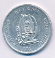 1949. "Budapest Nemzetközi Őszi Vásár" kétoldalas Al zseton (32mm) T:2