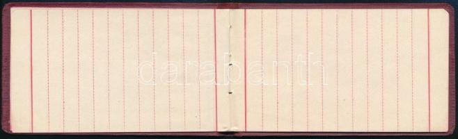 1928 Bp. VII. Király utca, Elsner Tódor női divatáruháza zsebnotesz, használatlan