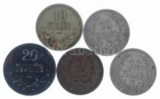 1895-1915. 10f (3xklf) + 1896. 2f + 1916. 20f T:2-3