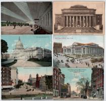 10 db RÉGI amerikai város képeslap / 10 pre-1945 American (USA) town-view postcards
