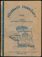 1942 Vitéz Themesy Győző (szerk.): Földrajzi zsebkönyv. Bp., 1942, Magyar Földrajzi Társaság. Kiadói papírkötés, kissé kopottas állapotban.