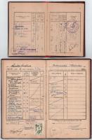 1952-1960 Testnevelő tanár iratai, 5 db: Testnevelési Főiskola leckekönyv és testnevelő tanári oklev...