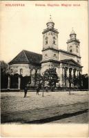 Kolozsvár, Cluj; Református főegyház, Magyar utca / cathedral, street