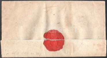 1832 Kollár István (1764-1844) királyi tanácsos, kanonok, választott püspök által aláírt levél, vias...