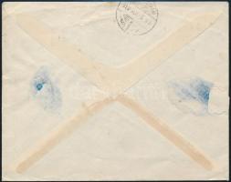 1919 A Lugosi Cionista Egyesület fejléces borítékja, a Zsidó Nemzeti Alap erdélyi irodájának címezve...