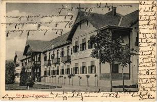 1906 Tarcsa, Tarcsafürdő, Bad Tatzmannsdorf; gyógyudvar / Kurhaus / spa