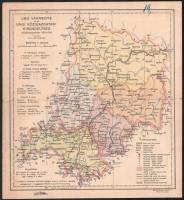 1943 Ung vármegye és az ungi közigazgatási kirendeltség közigazgatási térképe, tervezte: Tallián Ferenc, 1:400 000, Magyar Földrajzi Intézet Rt., 25×27 cm