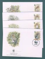2004 WWF Bagoly FDC Mi 3593-3596