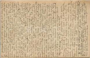 1910 Elsőosztályú csatahajóraj, amint a legutolsó Kriegsmäßiges Übungnál megjelenik Lussinnál a láth...