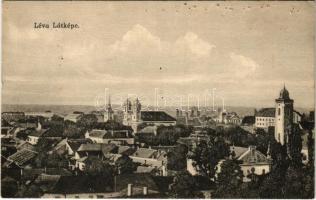 1916 Léva, Levice; zsinagóga / synagogue (apró lyukak / tiny pinholes)