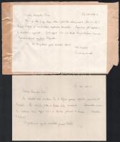 1949 Endrédy Vendel (1895-1981) zirci apát 2 db levele volt tanítványának és két neki küldött levél