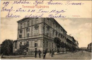 1913 Temesvár, Timisoara; Gyárváros, Andrássy út / Fabric, street (Rb)