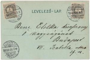 1898 (Vorläufer) Trencsénteplic, Trencianske Teplice; gyógyterem, Szálloda a Hővízhez, Hammam fürdő,...