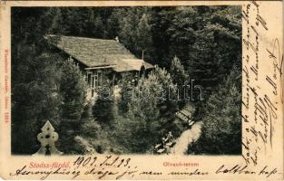 1902 Stószfürdő, Stoósz-fürdő, Kúpele Stós; olvasó terem. Wlaszlovits Gusztáv 1309. / reading hall